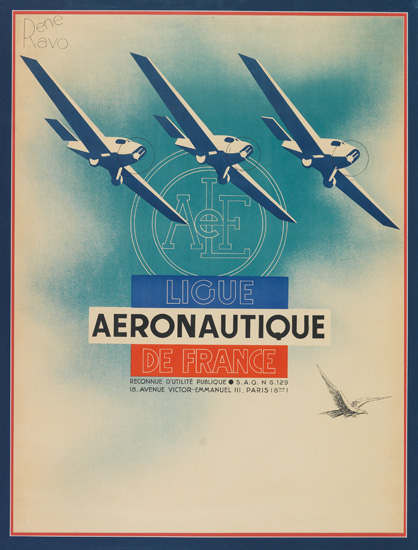 (AVIATION.) Ligue Aeronautique de France.